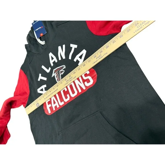 FANATICS OFFICIAL ATLANTA FALCONS NFL MENS "LARGE" NWT Jersey Sweatshirt Hoodie - Picture 10 of 12